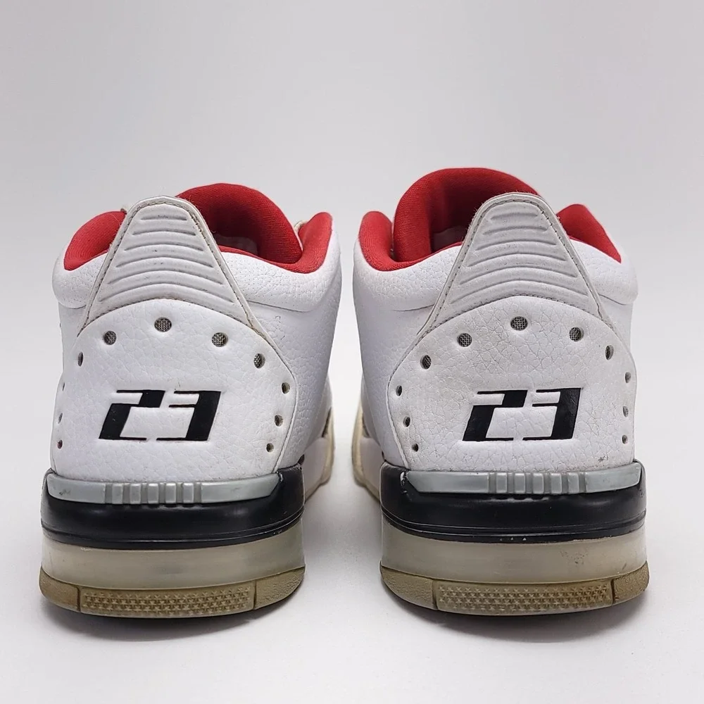 Nike Air Jordan Big Fund White Men's Leather Shoes BV6273-100 Size 10.5 Sneakers